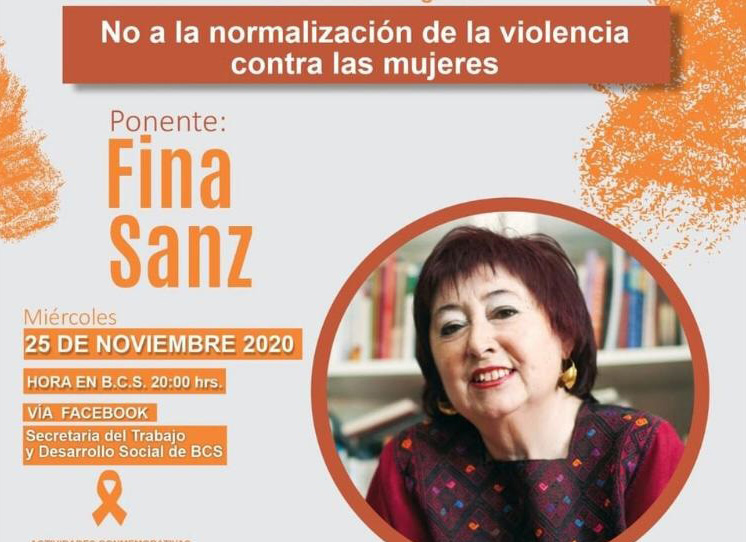 Conferencia Magistral Fina Sanz 25N "No a la normalización de la violencia contra las mujeres"